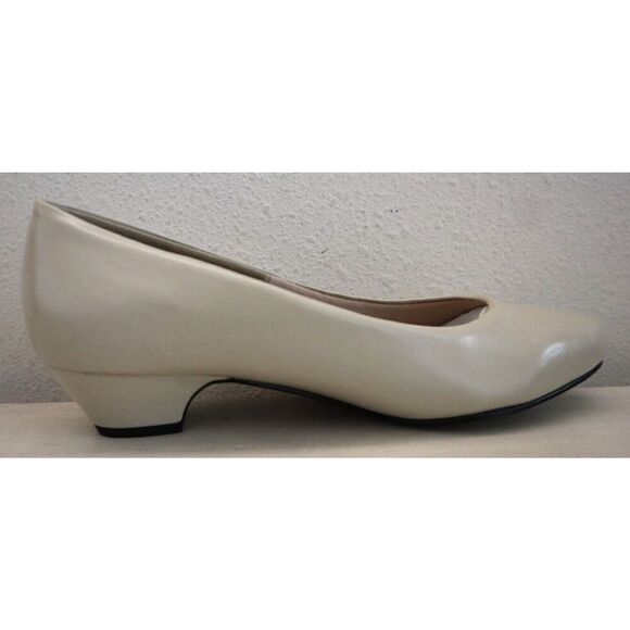 Soft Style x Hush Puppies H79652 Women's Sz 9 Natural/Beige Angel II Dress Pumps - Picture 4 of 8